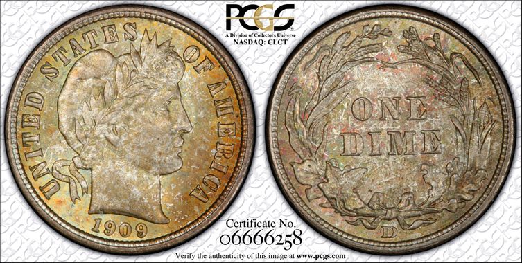 Cert 06666258 - Coin Image