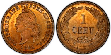 1861 1C CSA Original SP64+