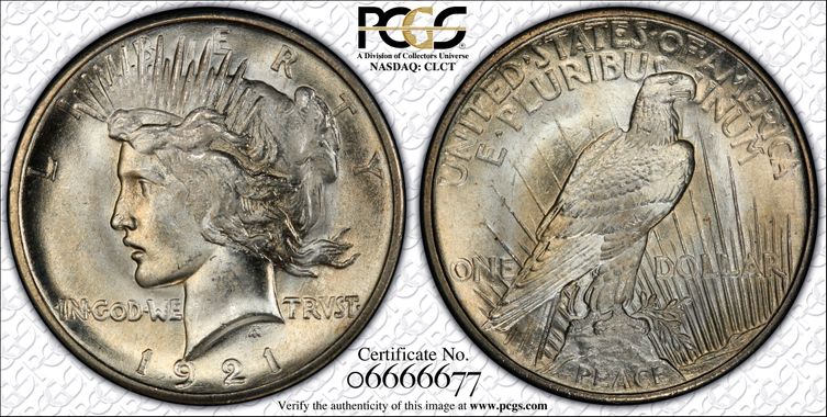 Cert 06666677 - Coin Image