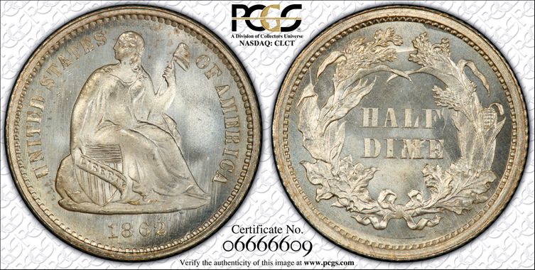 Cert 06666609 - Coin Image