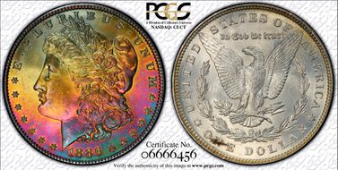 1886 $1 MS66+