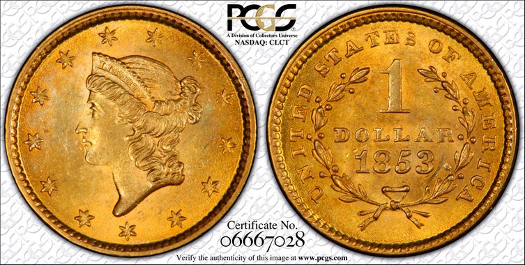 Cert 06667028 - Coin Image