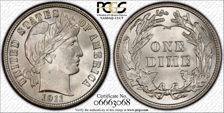 Cert 06663068 - Coin Image