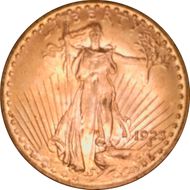 1923 $20 MS65
