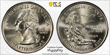 2009-P 25C U.S. Virgin Islands MS67
