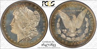 1883-O $1 MS66DMPL