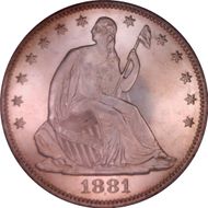 1881 50C PR66CAM