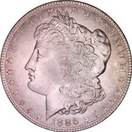 1886 $1 MS64
