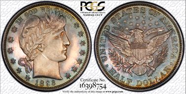 1893 50C MS66