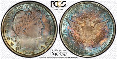 1894 50C MS67+
