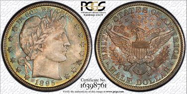 1895-O 50C MS67