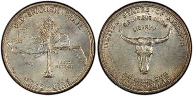 1935 50C Spanish Trail MS67