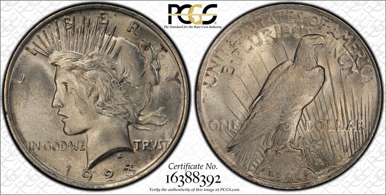 Cert 16388392 - Coin Image