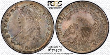 1808/7 50C MS62