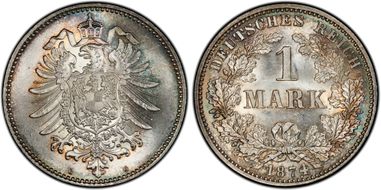 1874-G Mark J-9 MS64