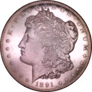 1891-CC $1 MS64DMPL