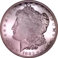 1883 $1 MS65+ DMPL