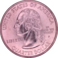 2000-P 25C New Hampshire MS68