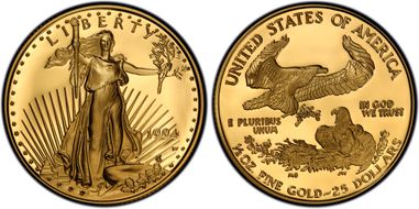 1994-W $25 Gold Eagle PR69DCAM