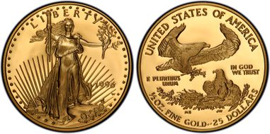 1996-W $25 Gold Eagle PR69DCAM