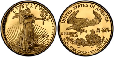 1996-W $10 Gold Eagle PR69DCAM