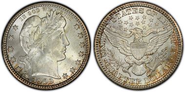 1909 25C MS66+
