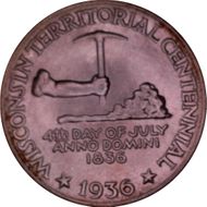 1936 50C Wisconsin MS67