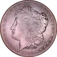 1885 $1 VAM 22 Dash MS63
