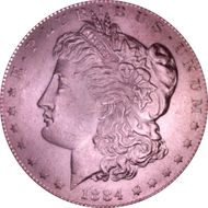 1884-S $1 MS62