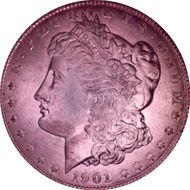 1901 $1 MS62