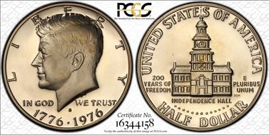 1976-S 50C Clad PR69DCAM