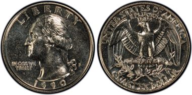 1990-P 25C MS66