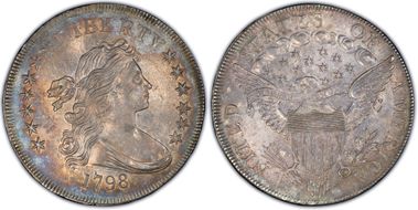 1798 $1 BB-91 MS61
