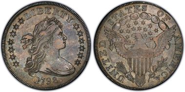 1798 $1 BB-94 AU50