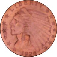1925-D $2.50 MS63