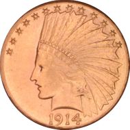 1914-D $10 MS63