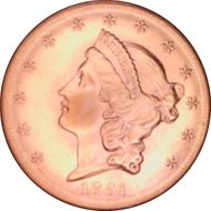 1861 $20 MS62