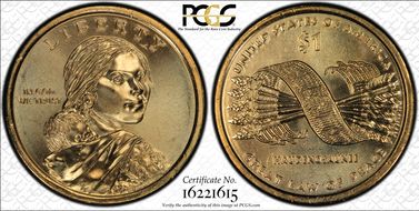 2010-D $1 Native American - Position A MS67