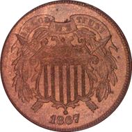 1867 2C DDO FS-101 MS65RB