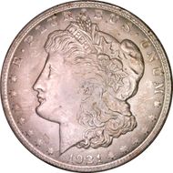 1921 $1 Morgan MS62+