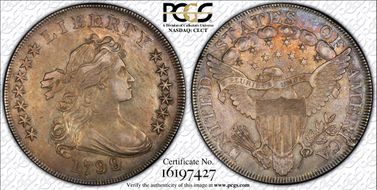 1799/8 $1 BB-142 AU50