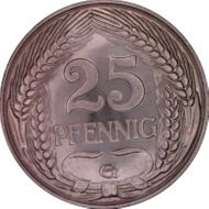 1909-G 25 Pfg J-18 PR66CAM