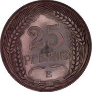 1910-E 25 Pfg J-18 PR66DCAM