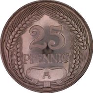 1911-A 25 Pfg J-18 PR66+ CAM