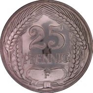 1912-F 25 Pfg J-18 PR66CAM