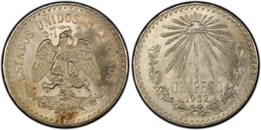 1932-M Peso KM-455 MS64