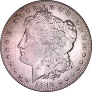 1897-O $1 AU53