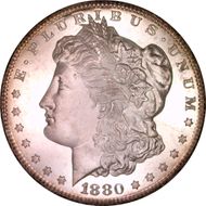 1880-S $1 MS67+