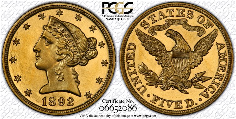 Cert 06652086 - Coin Image