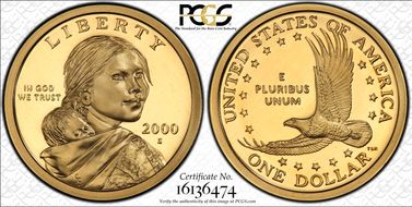 2000-S SAC$1 PR69DCAM